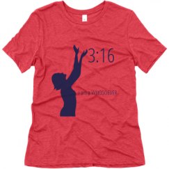 Ladies Relaxed Fit Super Soft Triblend Tee