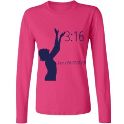 Ladies Relaxed Fit Basic Long Sleeve Tee