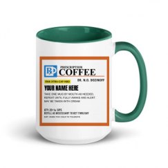 15oz Ceramic Mug with Color Inside