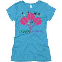 Ladies Slim Fit Super Soft Triblend Tee