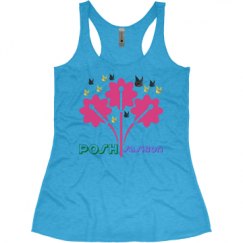 Ladies Slim Fit Super Soft Racerback Triblend Tank
