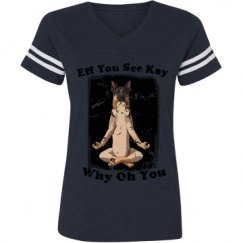 Ladies Relaxed Fit Vintage Sports Tee