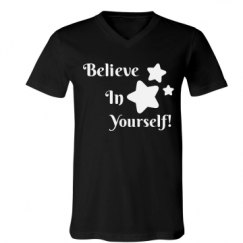 Unisex V-Neck Jersey Tee