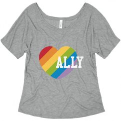 Ladies Flowy Slouchy Tee