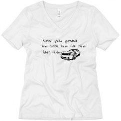 Ladies Relaxed Fit V-Neck Tee