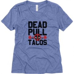 Ladies Relaxed Fit Super Soft Triblend V-Neck Tee