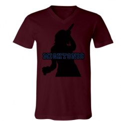 Unisex V-Neck Jersey Tee