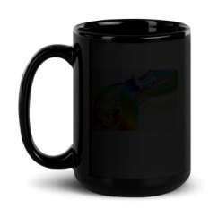 15oz Black Glossy Mug