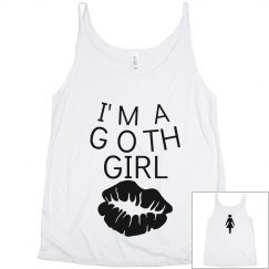 Goth Girl Tank Top