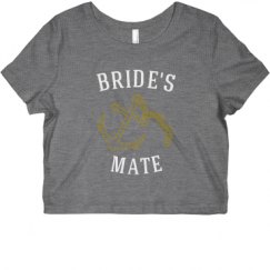 Ladies Slim Fit Crop Top Tee
