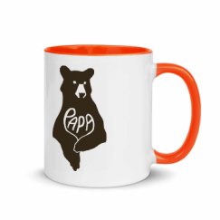 11oz Ceramic Mug with Color Inside