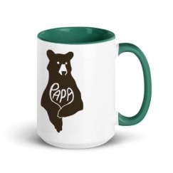 15oz Ceramic Mug with Color Inside