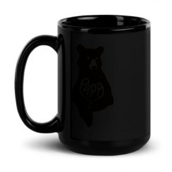 15oz Black Glossy Mug