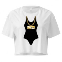Ladies Festival Cali Crop Top Tee