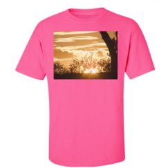 Unisex Ultra Cotton Safety Neon Crewneck Tee