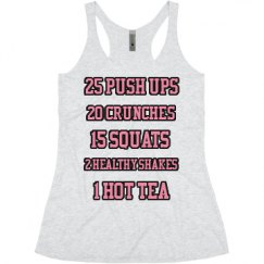 Ladies Slim Fit Super Soft Racerback Triblend Tank