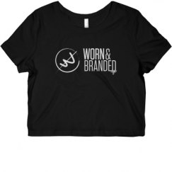 Ladies Slim Fit Crop Top Tee