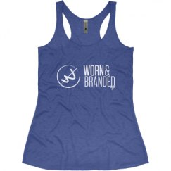Ladies Slim Fit Super Soft Racerback Triblend Tank