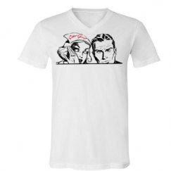 Unisex V-Neck Jersey Tee