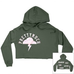 Prettymuch crop top hoodie
