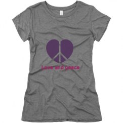 Ladies Slim Fit Super Soft Triblend Tee