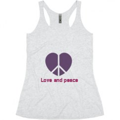 Ladies Slim Fit Super Soft Racerback Triblend Tank
