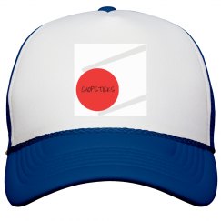 Blue and White CHOPSTICKS LOGO Baseball Cap