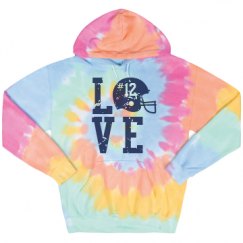 Unisex Tie-Dye Fleece Hoodie