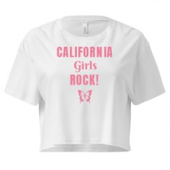 Ladies Festival Cali Crop Top Tee