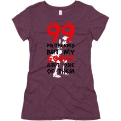 Ladies Slim Fit Super Soft Triblend Tee