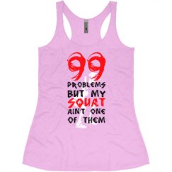 Ladies Slim Fit Super Soft Racerback Triblend Tank