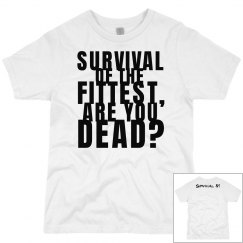 Y Survival White T