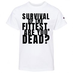 Youth Champion Short Sleeve Tagless Tee