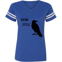 Ladies Relaxed Fit Vintage Sports Tee