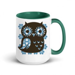 15oz Ceramic Mug with Color Inside