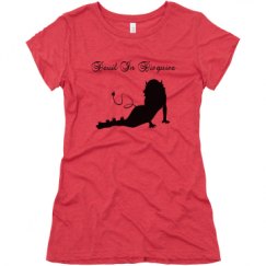 Ladies Slim Fit Super Soft Triblend Tee