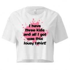 Ladies Festival Cali Crop Top Tee