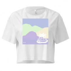Ladies Festival Cali Crop Top Tee