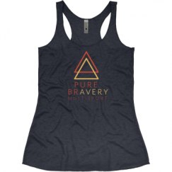 Ladies Slim Fit Super Soft Racerback Triblend Tank