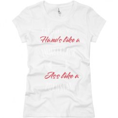 Ladies Slim Fit Basic Promo Jersey Tee