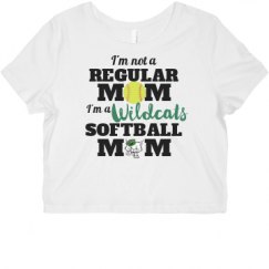 Ladies Slim Fit Crop Top Tee