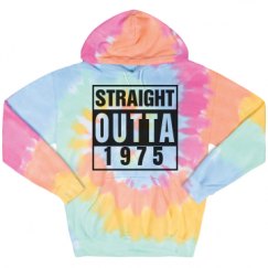 Unisex Tie-Dye Fleece Hoodie