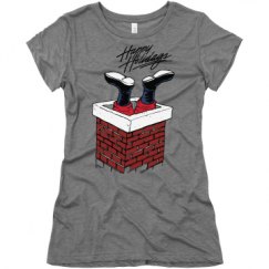 Ladies Slim Fit Super Soft Triblend Tee