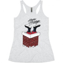 Ladies Slim Fit Super Soft Racerback Triblend Tank