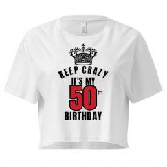 Ladies Festival Cali Crop Top Tee