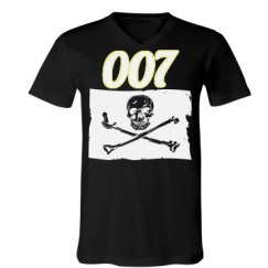 Unisex V-Neck Jersey Tee