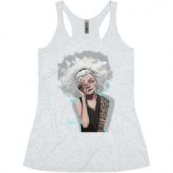 Ladies Slim Fit Super Soft Racerback Triblend Tank