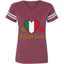 Ladies Relaxed Fit Vintage Sports Tee