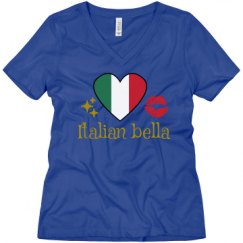 Ladies Relaxed Fit V-Neck Tee