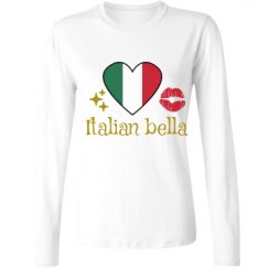 Ladies Relaxed Fit Basic Long Sleeve Tee